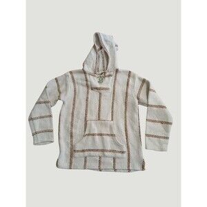 Baja Joe San Miguel Cotton Blend Baja Hoodie Beige Size M